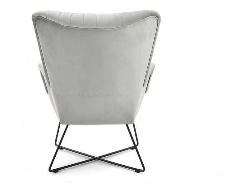 Fotoliu relax Nuttshell (gri + negru)