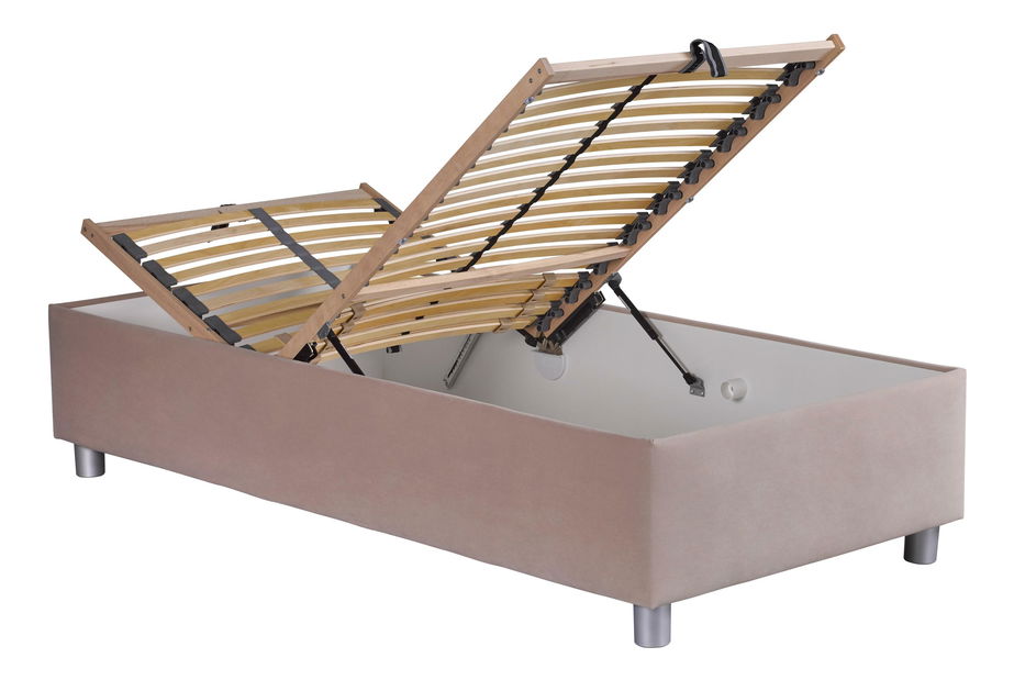 Jednolôžková posteľ 90 cm Blanár Neptun (svetlohnedá) (s roštom)