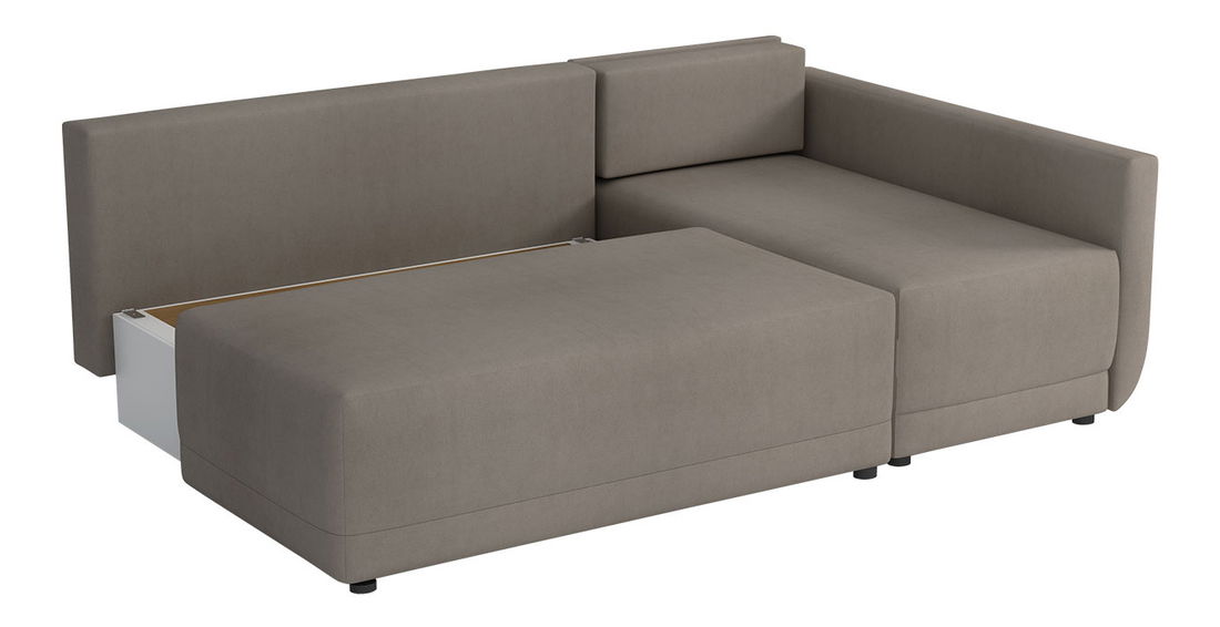 Kutna garnitura Pinata (sivo-bijela)