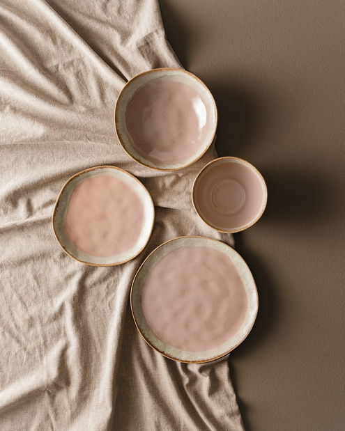 Serviciu de masă (18 buc.) Kitty (púdrová)