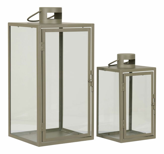 Set de 2 felinare Cemira (verde)