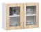 Gornji kuhinjski ormarić Laconico (bijela + hrast sonoma)