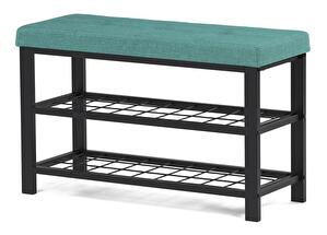 Pantofar Atentos (negru + verde)