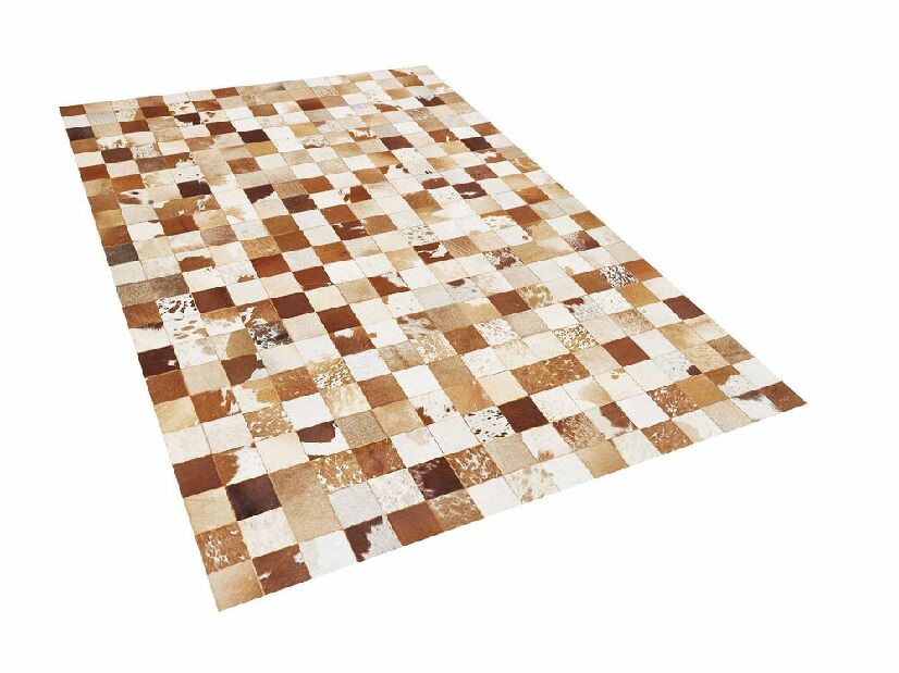 Koberec 140x200 cm CALIMA (patchwork hnedá)