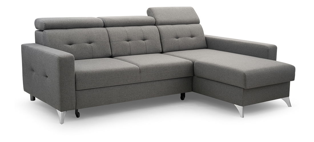 Sarokkanapé Larry (szürke) (J)