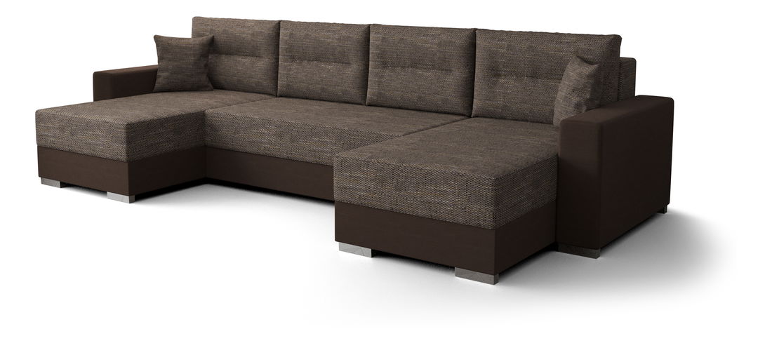 Sarok ülőgarnitúra U Glide U (barna + sötétbarna)