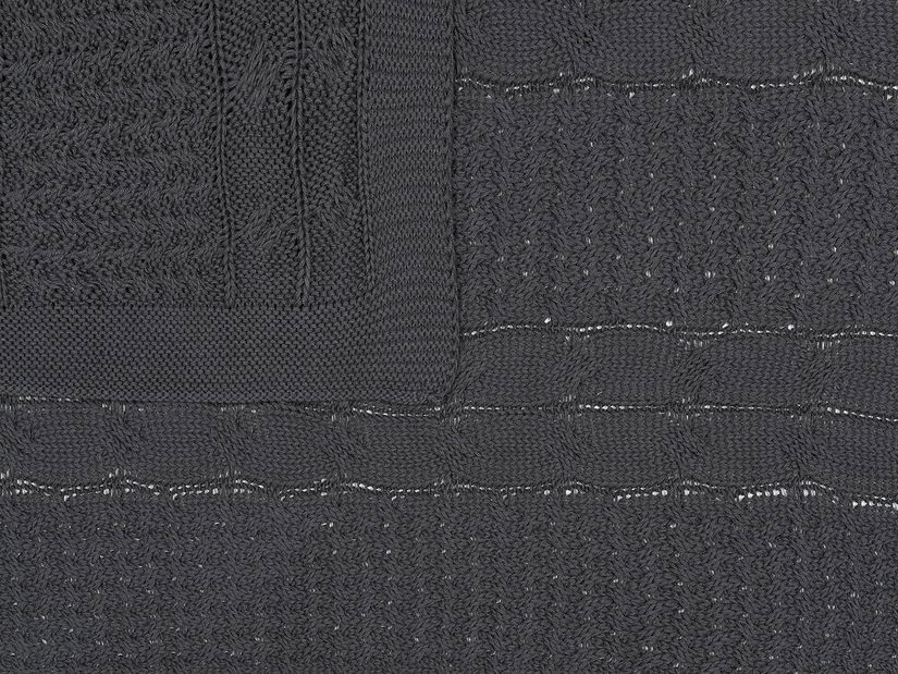 Pătură 170x140 cm FAISTOS (textil) (gri)