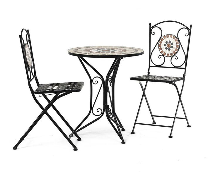 Kerti szett Unomassa (fekete) (2 fő részére)