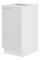 Dolná kuchynská skrinka Lavera 40 D 1F BB (biela + lesk biely)