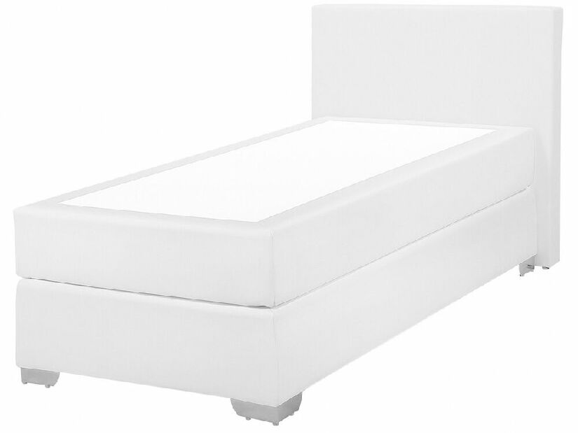 Manželská posteľ Boxspring 90 cm PREMIER (s matracmi) (biela)