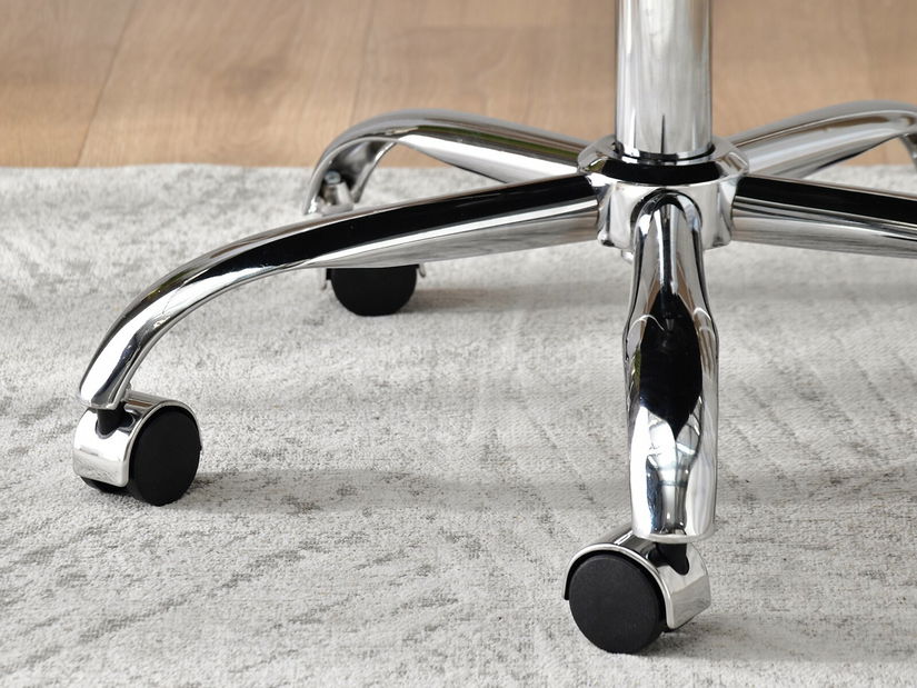 Stolička Sonia (sivá + chrómová)