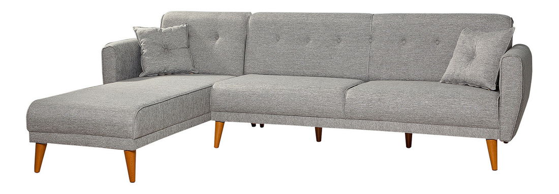 Sarok ülőgarnitúra Alhambra (J) (szürke)