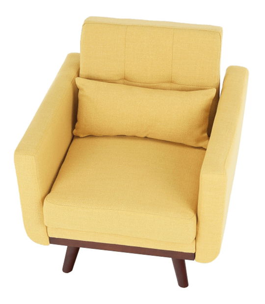 Fotoliu extensibil Alestra (Muștar)