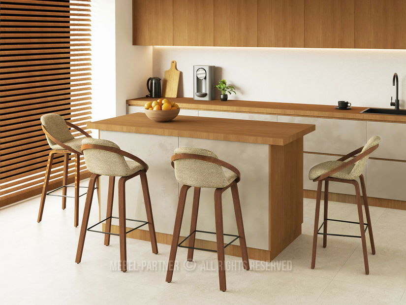 Scaun bar Lageze (bej)