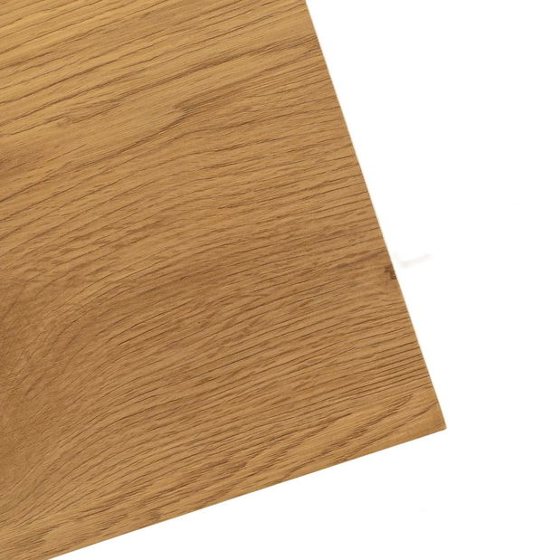 Set 2 măsuțe de cafea Climas (stejar auriu + negru) 