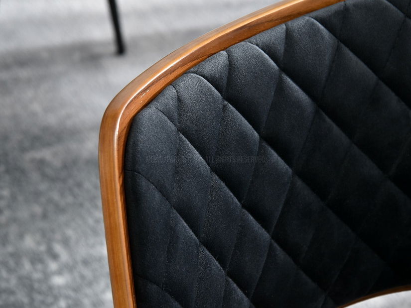 Scaun Morgana (nuc închis + negru)