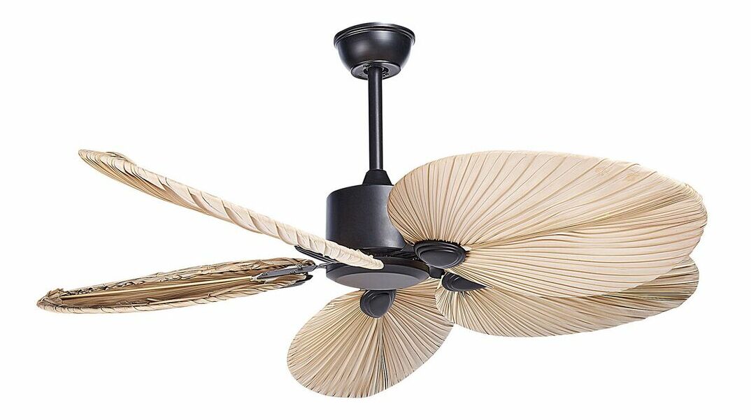 Stropni ventilator sa svjetlom Mamza (prirodna)