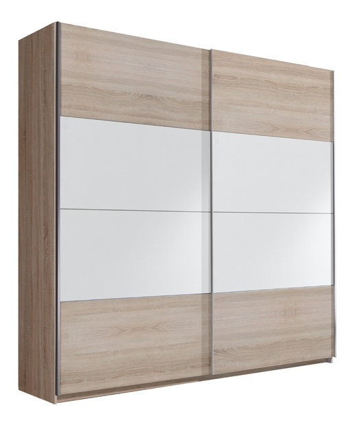 Šatníková skriňa Benson Typ 17 (dub sonoma svetlý + biela)