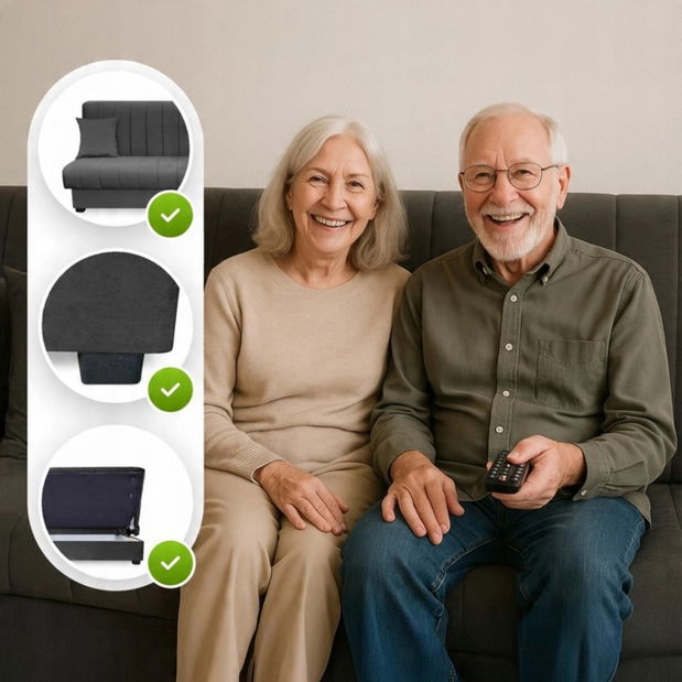 Pohovka Stigma (sivá) 