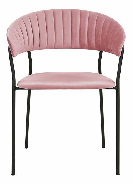 Set 2 buc scaune de sufragerie Marza (roz)