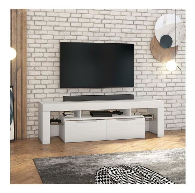 Masă TV Vulcano (alb)