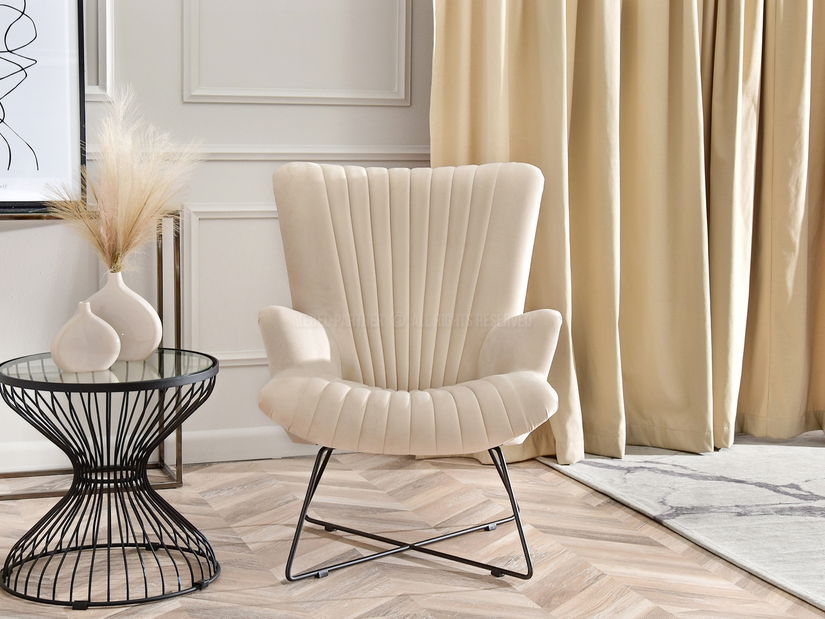 Fotoliu relax Nuttshell (bej + negru)