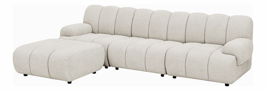 Modulárna rohová sedačka (L) Tessalia 3P (piesková)