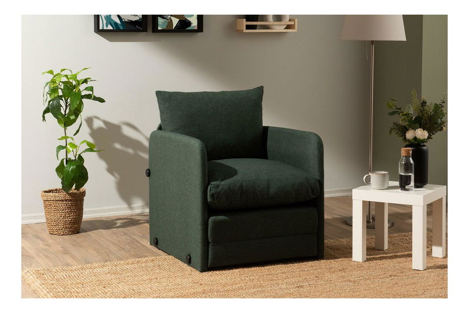 Rozkladacie kreslo Sagoretti (zelená)