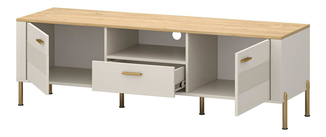 TV ormarić Reiteradas (kašmir + kameni hrast) 