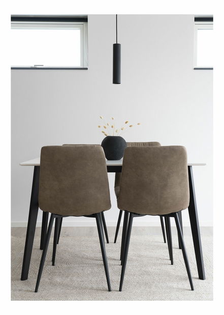 Jedálenská stolička Miveria 1 (hnedá)