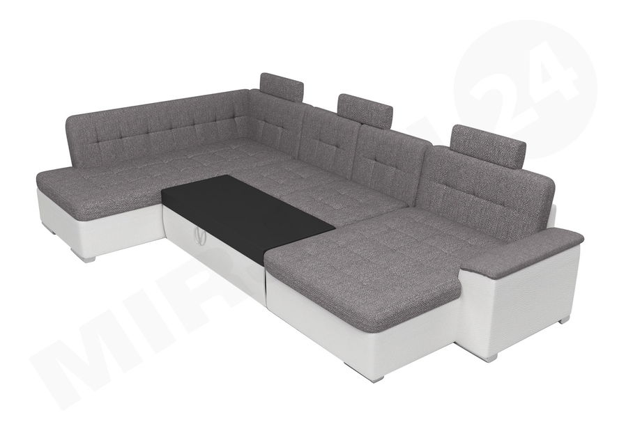 Rohová sedacia súprava Vegas Bis (tmavozelená + čierna) (P) *bazár