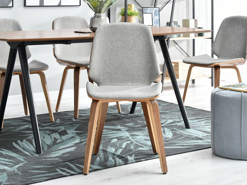 Scaun Vincez (gri + nuc)