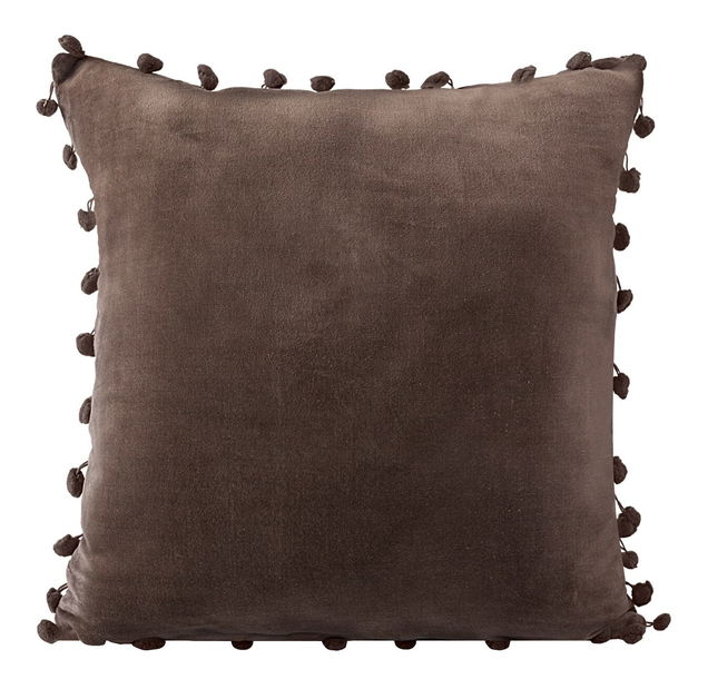 Ozdobný vankúš 45X45 cm Alisa (čokoládová) (2 ks)