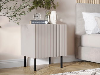 Éjjeliszekrény szett Lasiowa 1D (kasmír)