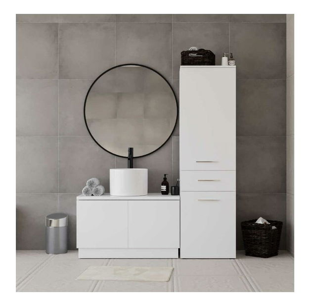 Policová skriňa Adralona (biela)