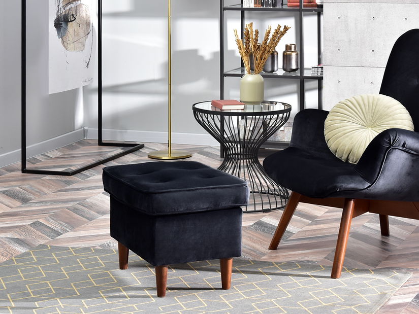 Taburetka Muriera (čierna)