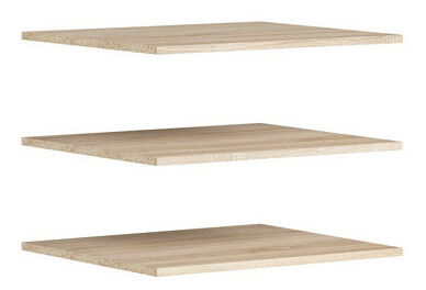 Poličky do šatníkovej skrine BRW Nadir (3 ks.) *výpredaj