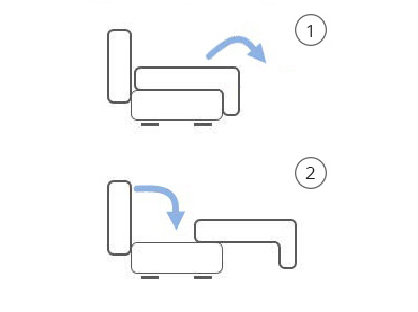 Sarokkanapé Osiris (piros) (zsámollyal) (B)