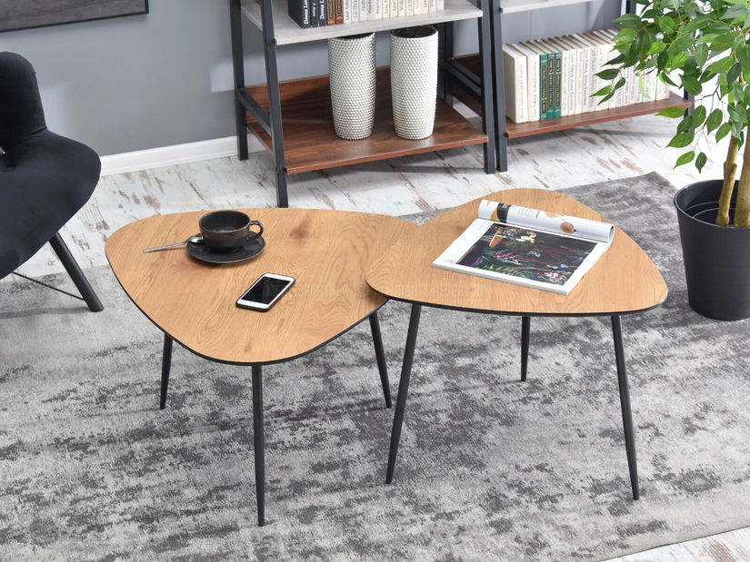 Stolić za kavu Rossi Zest Xl (hrast + crna)