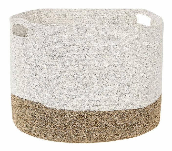 Set 2 buc coșuri Kahza (alb)