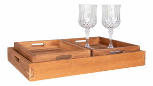 Tácka/podnos Fornelia 2 (teakové drevo)