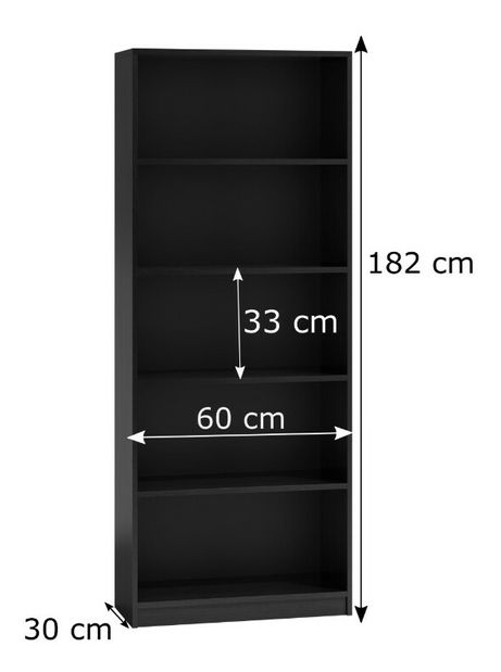 Regál Refarencios 3 (čierna)