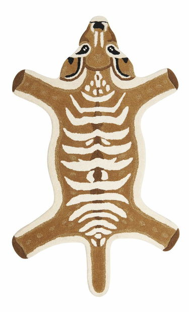 Detský koberec 100 x 160 cm Zazza (hnedá)