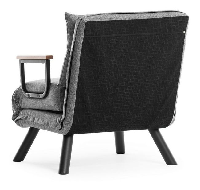 Széthúzható fotel Sandy (világosszürke)