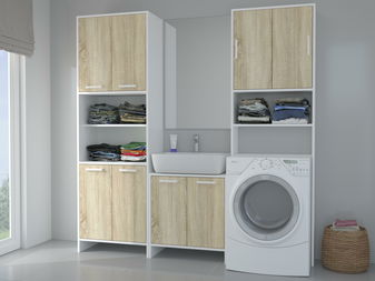 Baie Mellana 1 (alb + stejar sonoma)