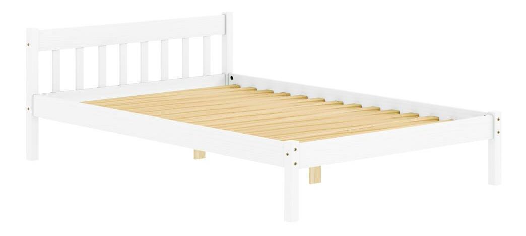 Pat matrimonial 140x200 cm Malil (alb)