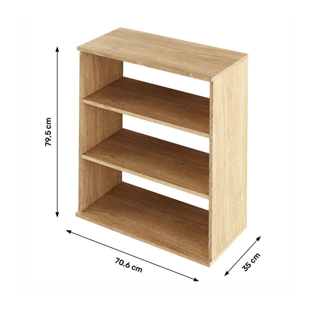 Raft typ 4 Ressan (stejar sonoma)