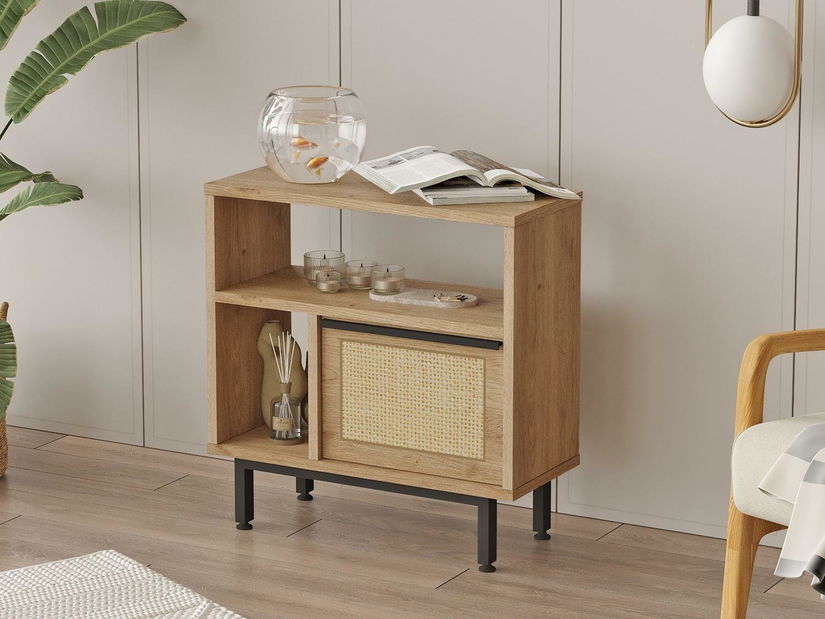 Príručný stolík Nimelo 5 (orech + dub)