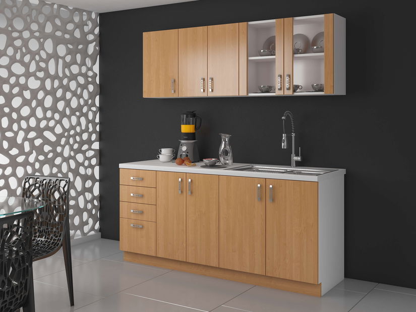 Horný kuchynský regál Sylrona 30 G 60 ZAK (biela)