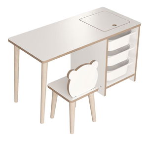 Dječji stol sa stolicom Sonka 1 (bijela)
